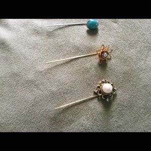 Hat pins, collar pins